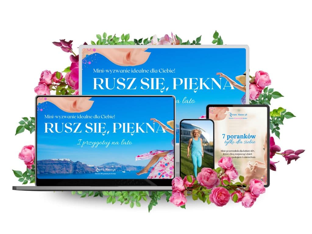 PROGRAMY-FITNESS-WSPANIAŁYCH KOBIET(4) Rusz się, Piękna! Mini wyzwanie dla kobiet, bez skakania